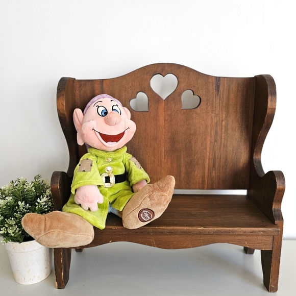 Disney Store Exclusive Mc Dopey Plush Snow White Seven Dwarfs Rare Toy 16 inches - Picture 7 of 15